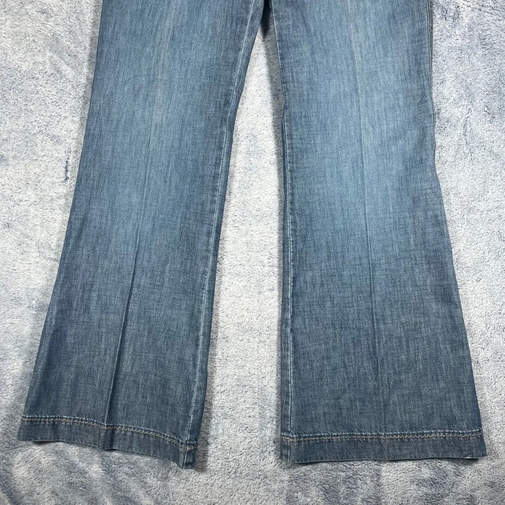 Choice Calvin Klein Jeans Womens 32‎ Blue Denim Wide Leg Flare High Rise